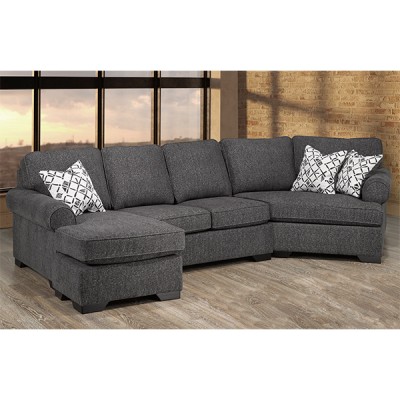 Sectional 9907 (Clones Charcoal)